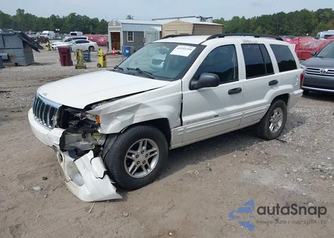 2002 Jeep Grand Cherokee Laredo z USA, uszkodzony, nr VIN 1J4GX48S52C330199